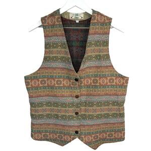 Vintage Orvis Southwest Pattern Vest - Women's Size L